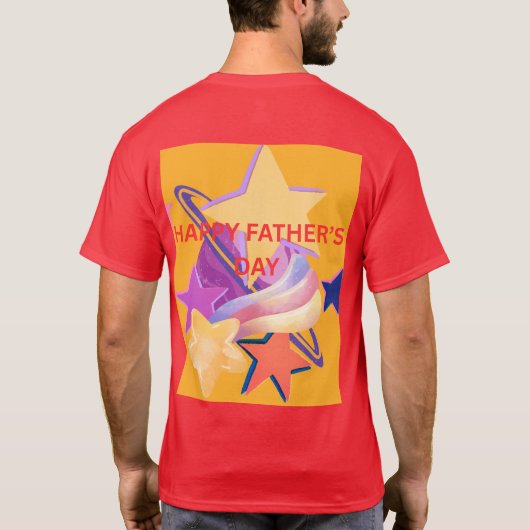 HAPPY FATHERS DAY Tシャツ (裏面)