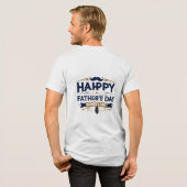 Happy Father's day Tシャツ | パパに最適 (フル背面)