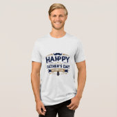 Happy Father's day Tシャツ | パパに最適 (正面全面)