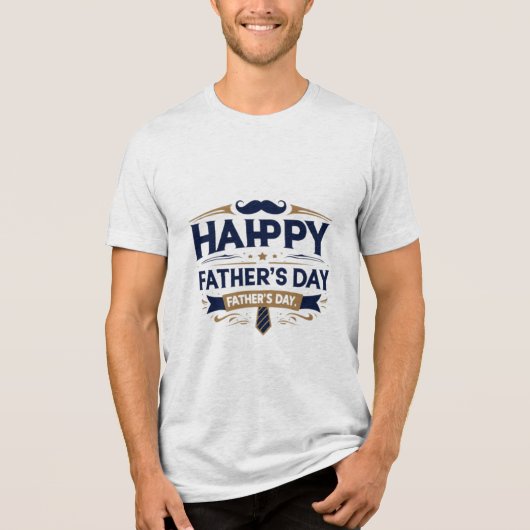 Happy Father's day Tシャツ | パパに最適 (正面)