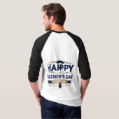 Happy Father's day Tシャツ | パパに最適 (裏面フル)