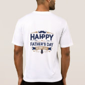 Happy Father's day Tシャツ | パパに最適 (裏面)