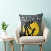 Happy Father's Day Teaching Son to Walk クッション (椅子)