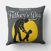 Happy Father's Day Teaching Son to Walk クッション (裏面)