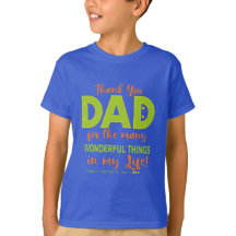 Happy Father's Day Thank YouパパTシャツ