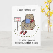 Happy Father's Day to Future Grandson in law カード (黄色い花)