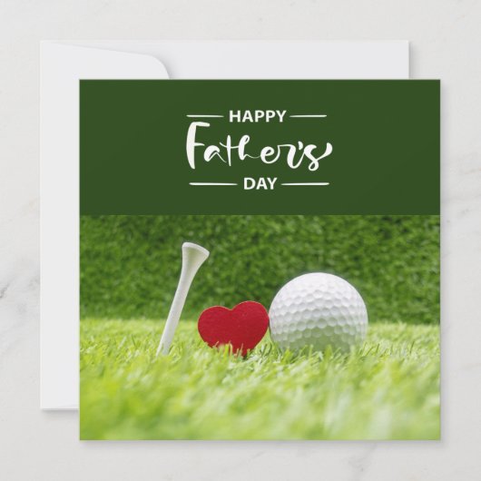 Happy Father's Day to golfパパでグリーンに愛 (正面)