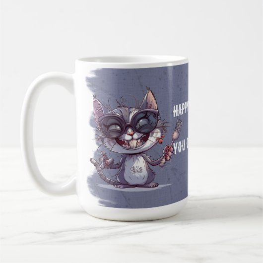 Happy Father's Day You Devil You コーヒーマグカップ (左)