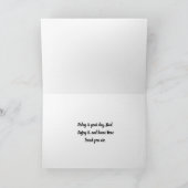 Happy Father's Wood Duck On A Log カード (内部)