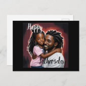 Happy fathersday. Fijne vaderdag ポストカード (正面/裏面)