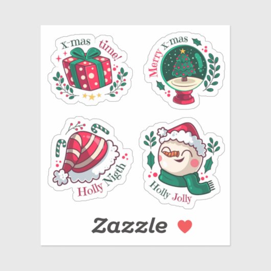 Happy festive sticker collection シール (シート)