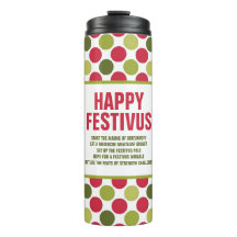 Happy Festivusタンブラー/サーマルタンブラーby ©NHC