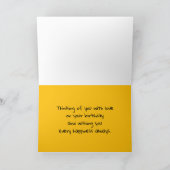 Happy Fifth Birthday Granddaughter Kit Fox カード (内部)