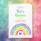 Happy Find a Rainbow Day | April 3rd  カード