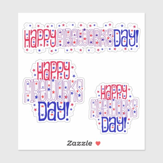 Happy Fireworks Day * Independence Day シール (シート)