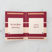 Happy First Anniversary追加フォトブルゴーニュ珊瑚 カード (内部)