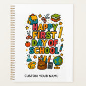 Happy First Day of School プランナー手帳 (正面)