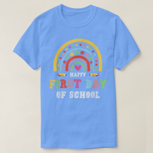 Happy First Day of School, Back to School 20222023 Tシャツ (デザイン正面)