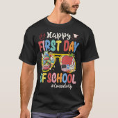 Happy First Day Of School Counselor Life Back To S Tシャツ (正面)