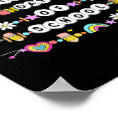 Happy First Day Of School Friendship Bracelets Kid ポスター (角)