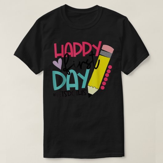 Happy First Day of School Students and Systems Gi Tシャツ (デザイン正面)