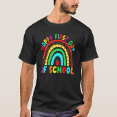 Happy First Day Of School Teacher Back To School B Tシャツ (正面)