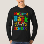 Happy First Day School Welcome Back To School Cute Tシャツ (正面)