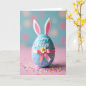 Happy First Easter Egg Card カード (黄色い花)