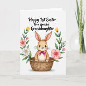 Happy First Easter Granddaughter Card カード (正面)