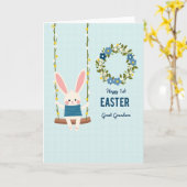 Happy First Easter Great Grandson Card カード (黄色い花)