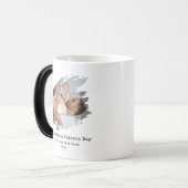 Happy First Fanteers Dayの写真パーソナライズされた モーフィングマグカップ (正面左)