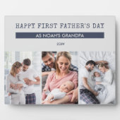 Happy First Fanteers Day as Grandpa - 3写真 フォトプラーク (正面)