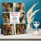 Happy First Father Day Photo Collage フォトプラーク (側面)