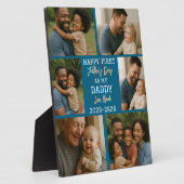 Happy First Father Day Photo Collage フォトプラーク (側面)