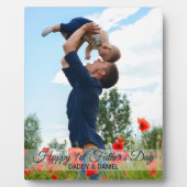 Happy First Father's Dayの写真カスタム フォトプラーク (正面)