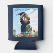 Happy First Father's Dayの写真カスタム 缶クーラー (裏面)