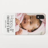 Happy First Father's Dayの写真カスタム Case-Mate iPhoneケース (裏面(横))