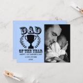 Happy First Father's Dayフォトカード カード (正面/裏面インサイチュ)