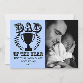 Happy First Father's Dayフォトカード カード