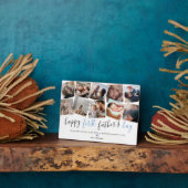 Happy First Father's Dayフォトコラージュ フォトプラーク (側面)