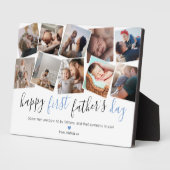 Happy First Father's Dayフォトコラージュ フォトプラーク (側面)
