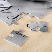 Happy First Father's Dayフォトパパギフト ジグソーパズル (側面)