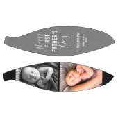 Happy First Father's Dayベビー2 Photo Name Script バスケットボール (パネル)