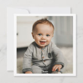 Happy First Father's Day – フォトカパーソナライズされたード シーズンカード (裏面)