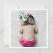 Happy First Father's Day – フォトカパーソナライズされたード シーズンカード (裏面)