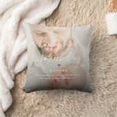 Happy First Father's Day Photo Collage & Quote クッション (ブランケット)