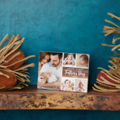 Happy First Father's Day Wood 5フォトコラージュ フォトプラーク (側面)