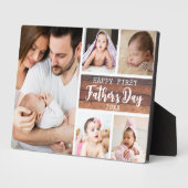 Happy First Father's Day Wood 5フォトコラージュ フォトプラーク (側面)