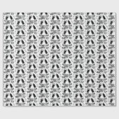 Happy First Father's Day word art ラッピングペーパー (フラット)