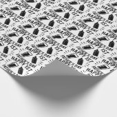 Happy First Father's Day word art ラッピングペーパー (角)